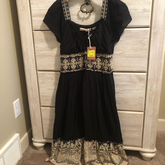 Etro pleated silk dress